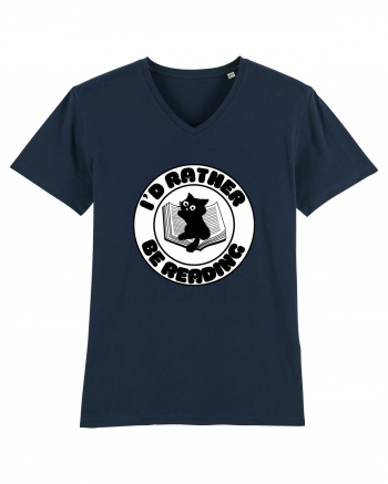 Bookish cat French Navy