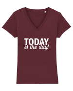 Today is the day Tricou mânecă scurtă guler V Damă Evoker
