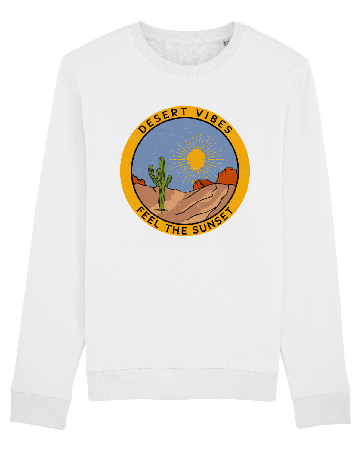 Bluză mânecă lungă Unisex Rise White
