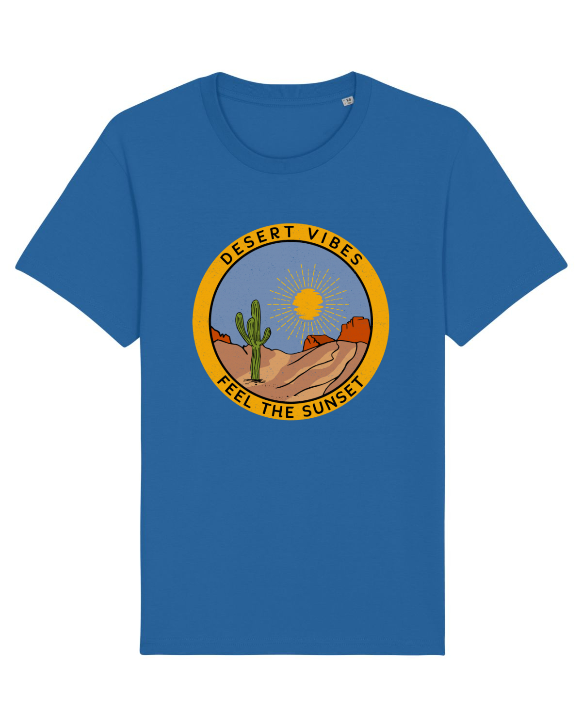 Tricou mânecă scurtă Unisex Rocker Royal Blue