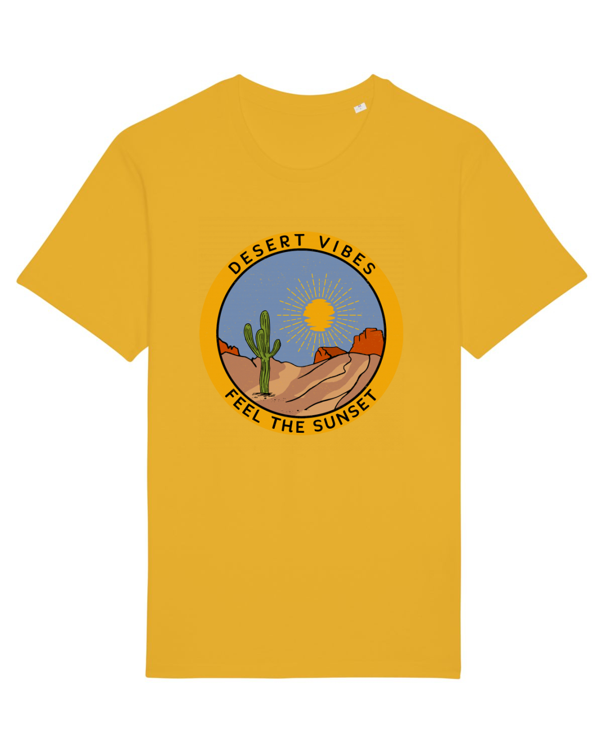 Tricou mânecă scurtă Unisex Rocker Spectra Yellow