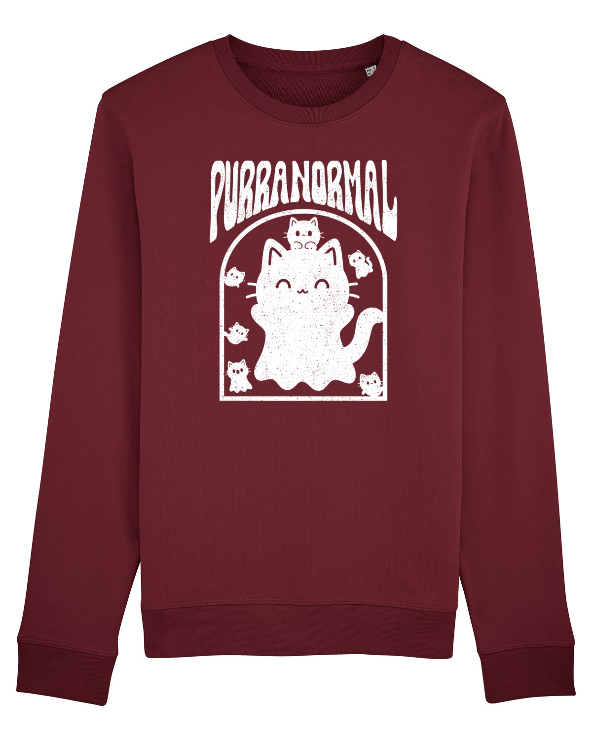 Bluză mânecă lungă Unisex Rise Burgundy