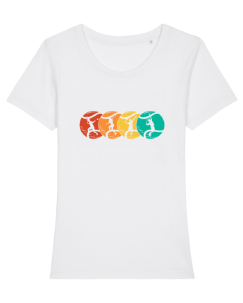 Retro Tennis White