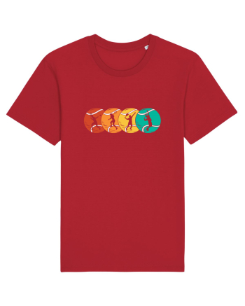 Retro Tennis Red