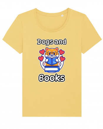 Kawaii Dog Reading A Book Jojoba