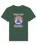 Kawaii Dog Reading A Book Tricou mânecă scurtă Unisex Rocker