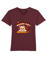 Sushi  Cat  Tricou mânecă scurtă guler V Bărbat Presenter