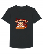 Sushi  Cat  Tricou mânecă scurtă guler larg Bărbat Skater