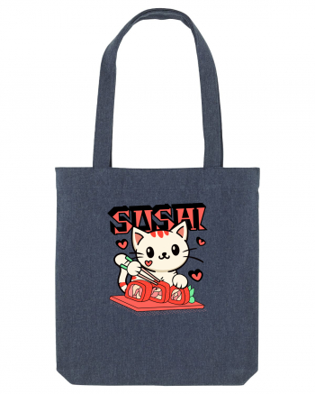 Sushi  Cat  Midnight Blue