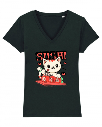 Sushi  Cat  Black