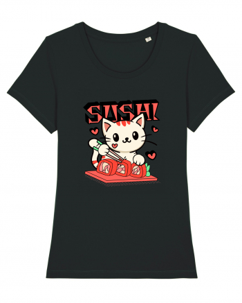 Sushi  Cat  Black