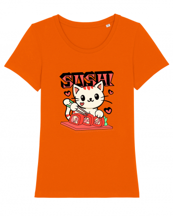 Sushi  Cat  Bright Orange