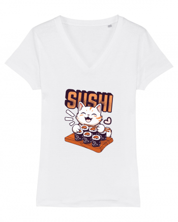 Sushi  Cat  White