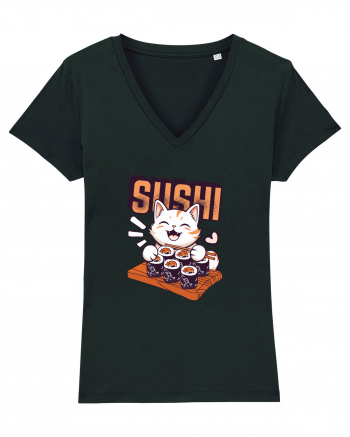 Sushi  Cat  Black