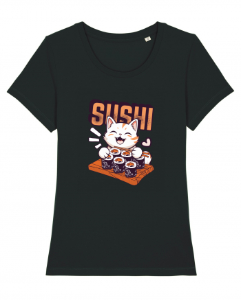 Sushi  Cat  Black