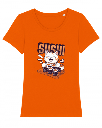 Sushi  Cat  Bright Orange