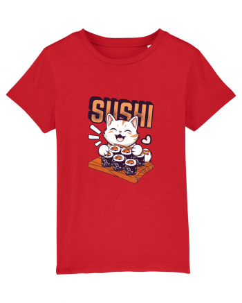 Sushi  Cat  Red