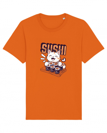 Sushi  Cat  Bright Orange