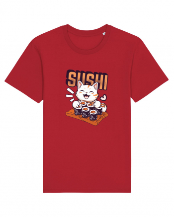 Sushi  Cat  Red