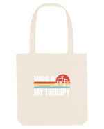 Music Is My Therapy Sacoșă textilă