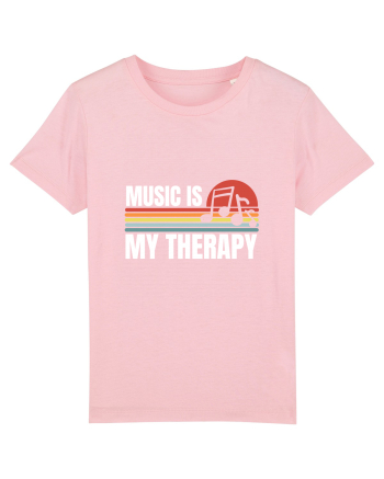 Music Is My Therapy Cotton Pink