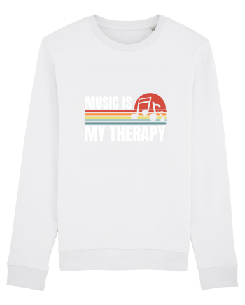 Music Is My Therapy White