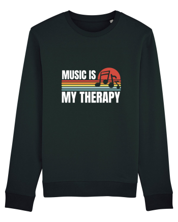 Music Is My Therapy Black
