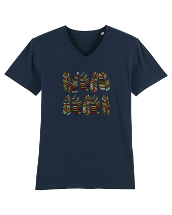 Feather French Navy