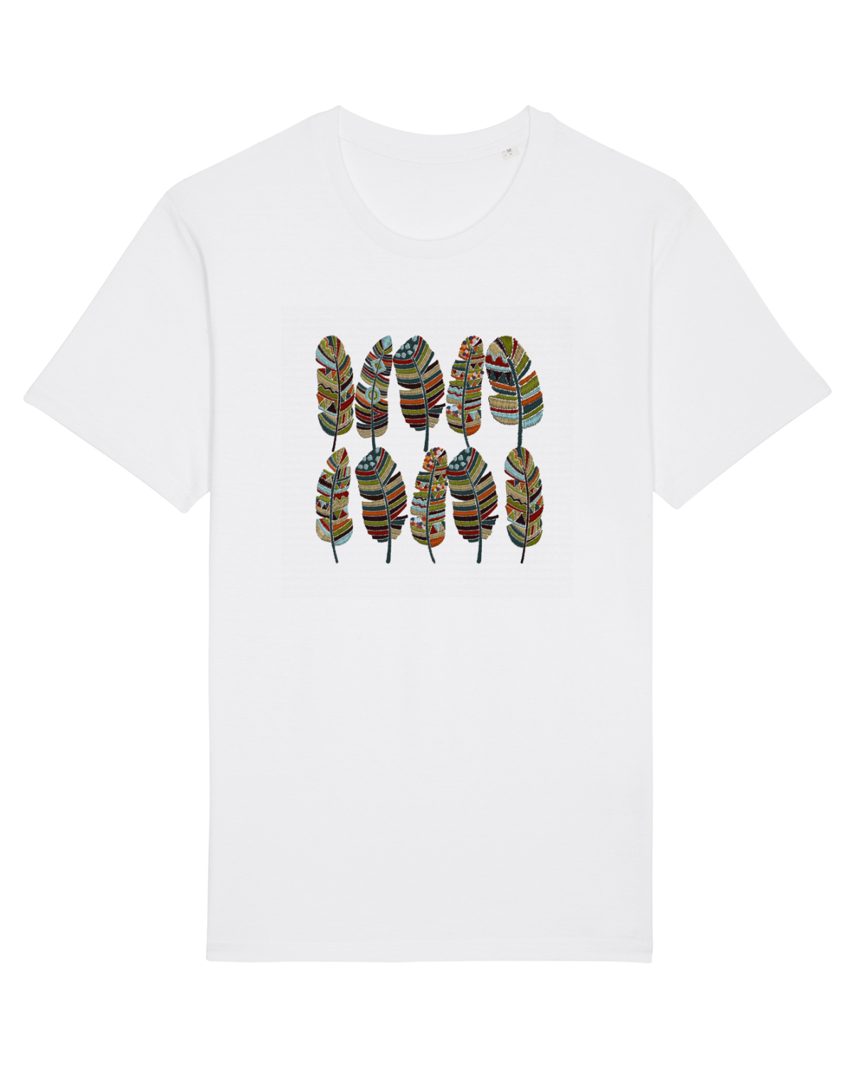Tricou mânecă scurtă Unisex Rocker White
