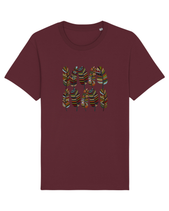 Feather Burgundy