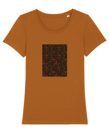Black Background African Roasted Orange