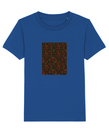 Black Background African Majorelle Blue