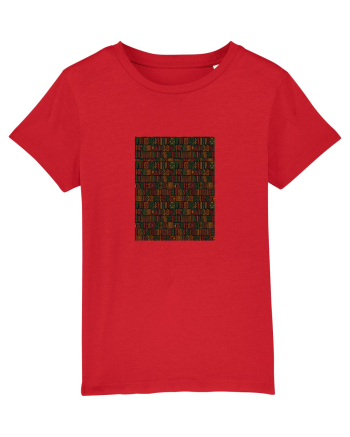 Black Background African Red