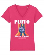 Pluto Never Forget Tricou mânecă scurtă guler V Damă Evoker