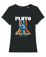 Pluto Never Forget Tricou mânecă scurtă guler larg fitted Damă Expresser