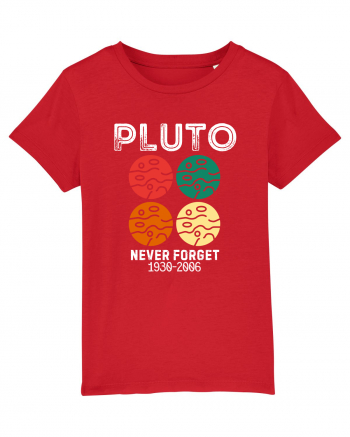 Pluto Never Forget Red