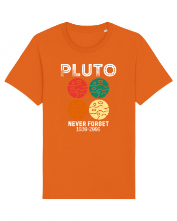 Pluto Never Forget Bright Orange