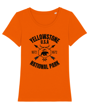 Yellowstone National Park Bright Orange