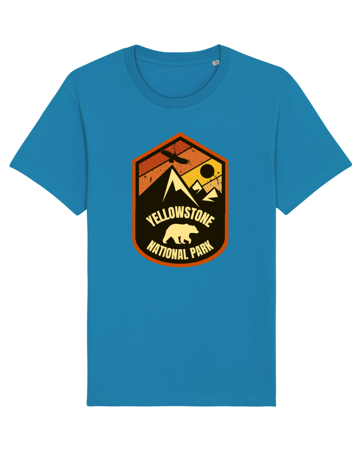 Tricou mânecă scurtă Unisex Rocker Azur