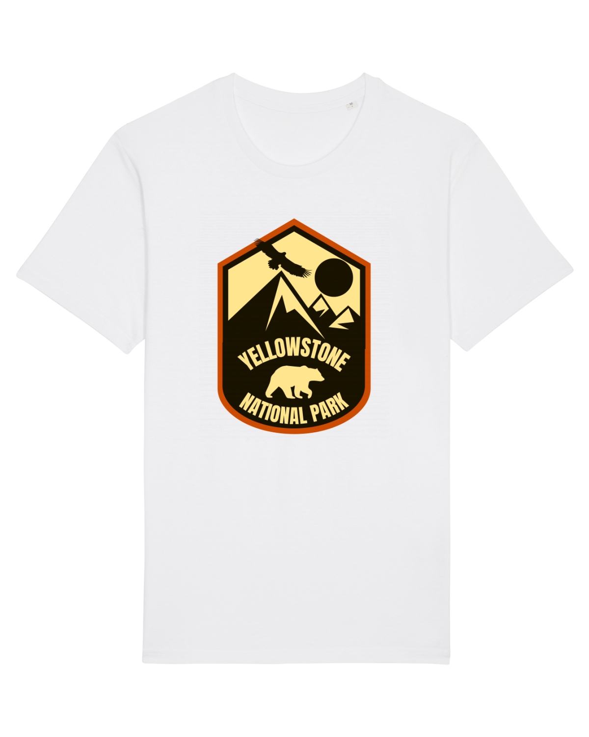 Tricou mânecă scurtă Unisex Rocker White