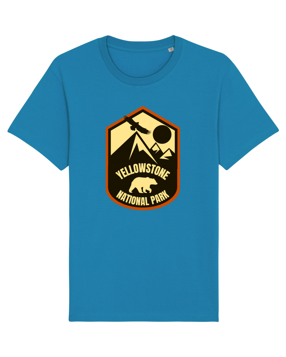 Tricou mânecă scurtă Unisex Rocker Azur
