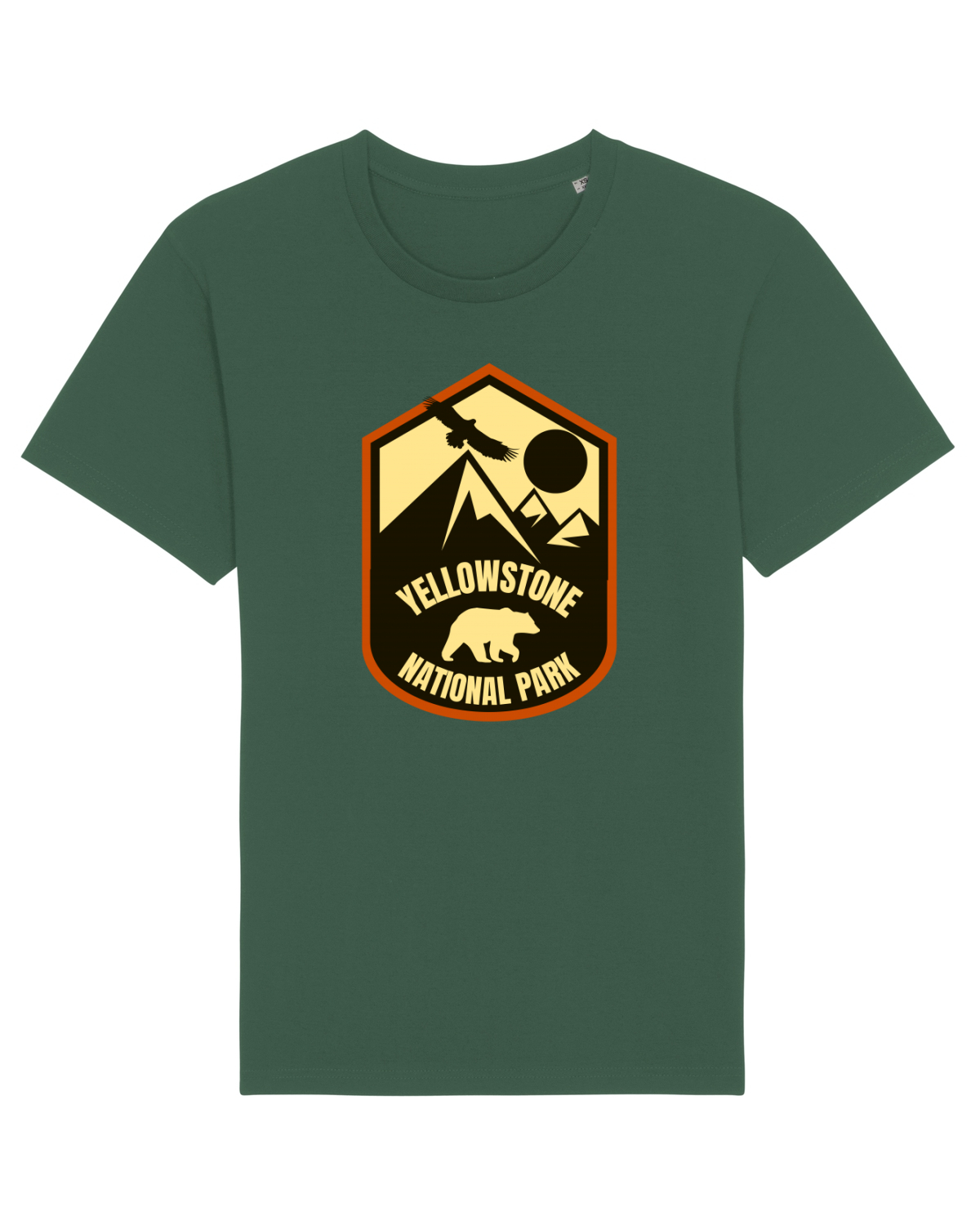 Tricou mânecă scurtă Unisex Rocker Bottle Green