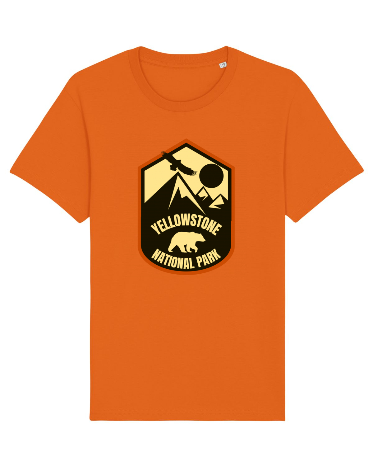 Tricou mânecă scurtă Unisex Rocker Bright Orange