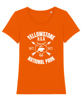 Yellowstone National Park Bright Orange