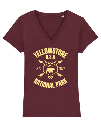Yellowstone National Park Burgundy