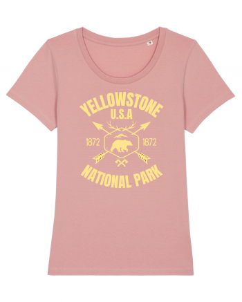 Yellowstone National Park Canyon Pink