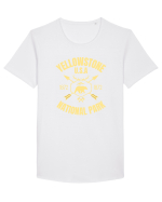 Yellowstone National Park Tricou mânecă scurtă guler larg Bărbat Skater
