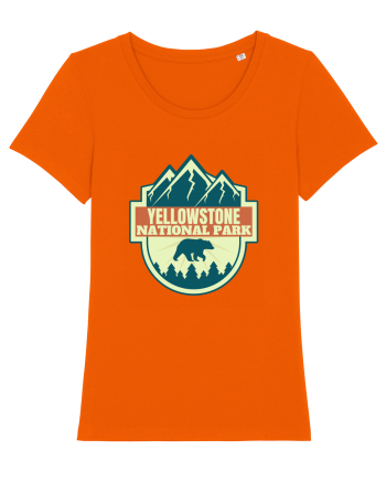 Yellowstone National Park Bright Orange