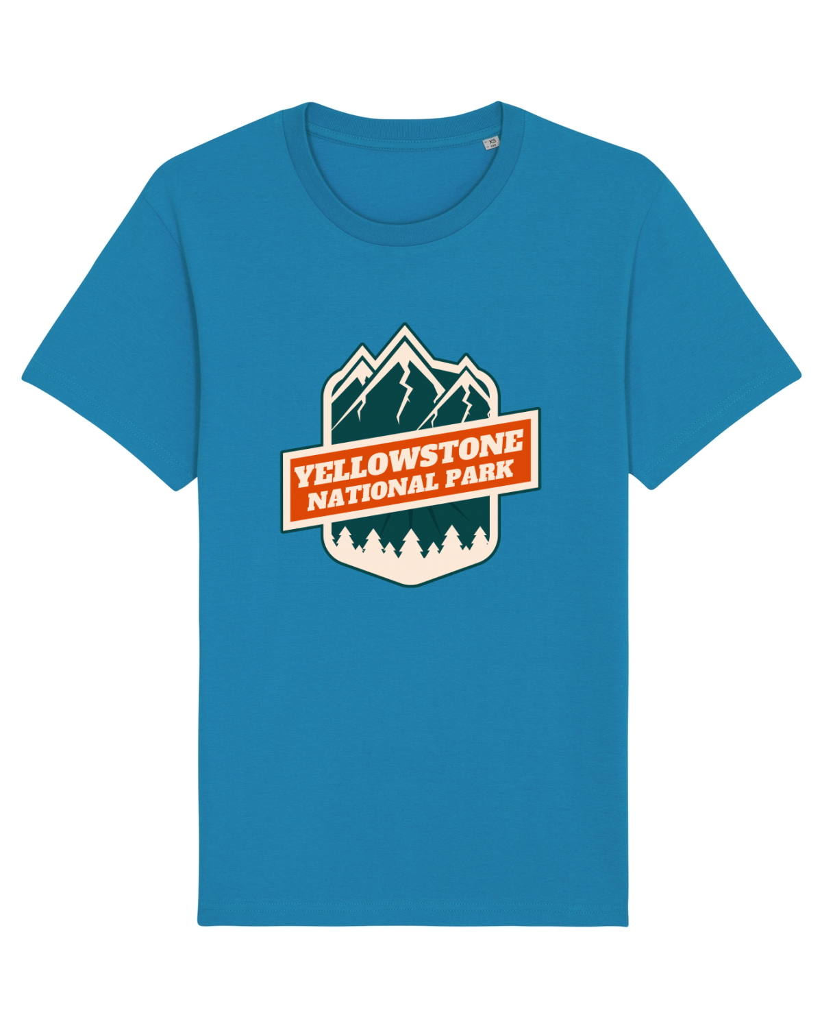 Tricou mânecă scurtă Unisex Rocker Azur
