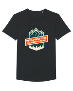 Yellowstone National Park Tricou mânecă scurtă guler larg Bărbat Skater